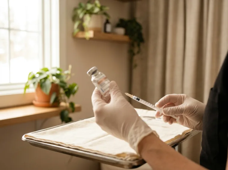 Licensed compounding pharmacy preparing physician-prescribed peptides