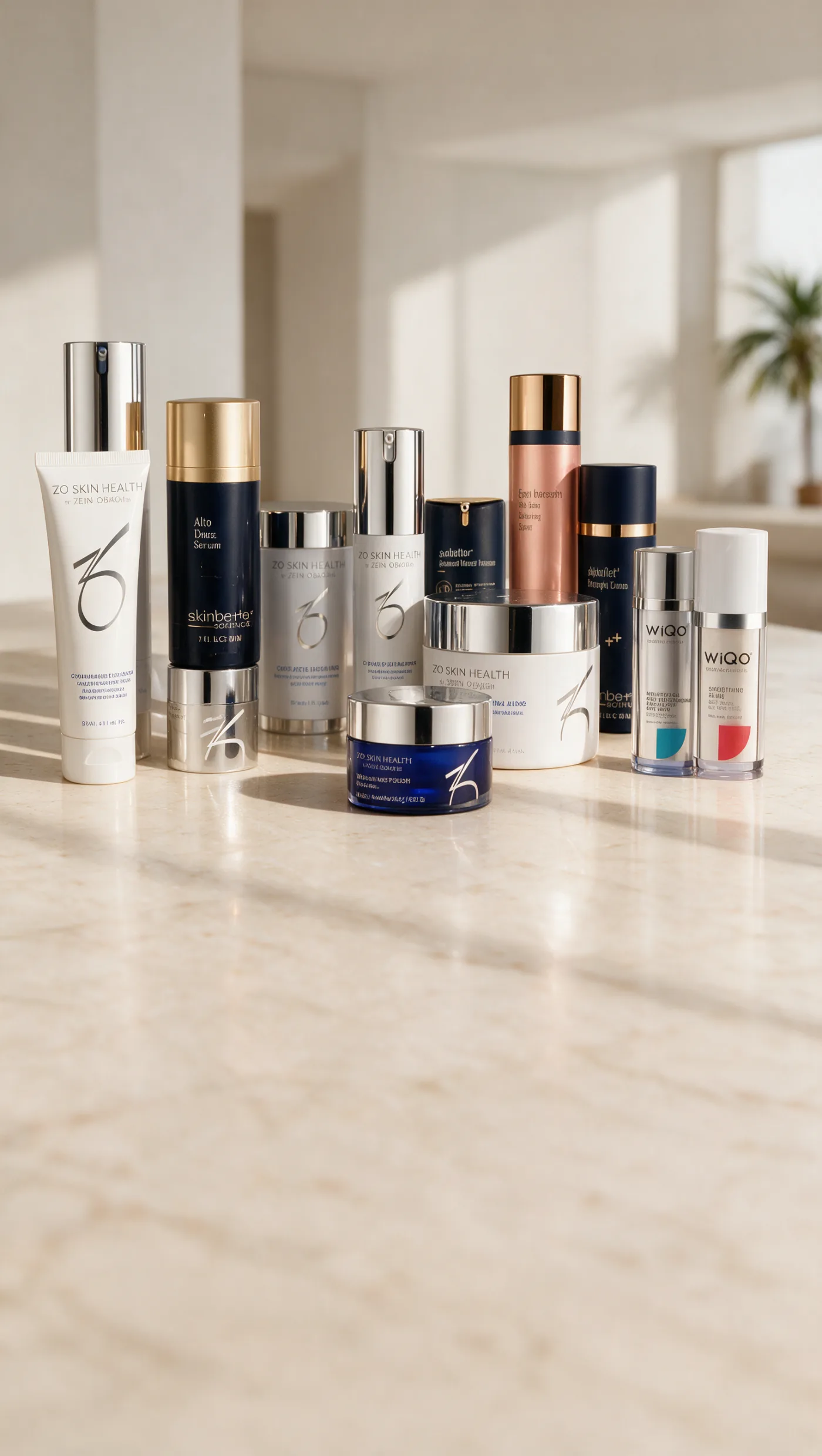 Medical-grade skincare by ZO Skin Health, SkinBetter Science and WiQo